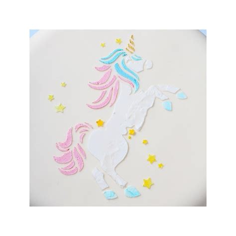 unicorn cake stencils chf