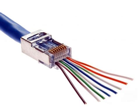quick install rj shielded cate connector feed  wires ea rowe wireless networks llc
