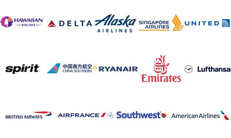 popular airline brands  logos   world