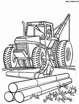 Coloring Pages Tractor Construction Deere John Printable Combine Trailer Machinery Print Popular Coloringhome Clip Comments sketch template