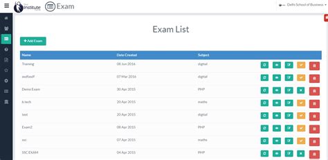 php based exam management  exam portal open source based