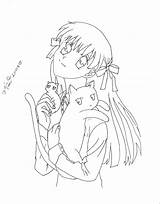 Tohru Lineart Px sketch template