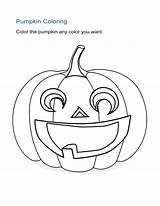 Coloring Halloween Pumpkin Worksheet Sheets Esl sketch template