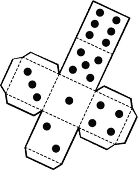 images  large dice cut  printable printable dice template printable paper dice