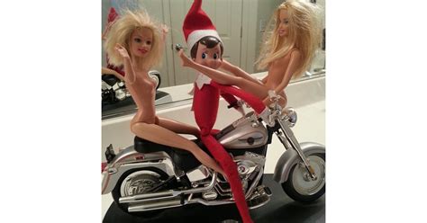 biker elf naughty elf on the shelf pictures popsugar