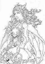 Coloring Pages Warcraft Draenei Wow Lineart Sylvanas Printable Windrunner Adult Book Getcolorings Color Designlooter Fairy Monster Dragons Colouring Deviantart Choose sketch template