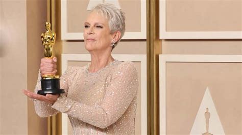 jamie lee curtis put her they them oscar next to her butt plug