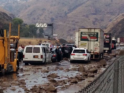 rains  california flooding mud clogs roads