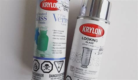 New Krylon Looking Glass Paint And Frosted Glass Paint