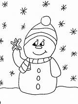Coloring Christmas Pages Snowman Miscellaneous Color Elf Craft sketch template
