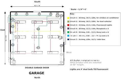 residential garage wiring diagram