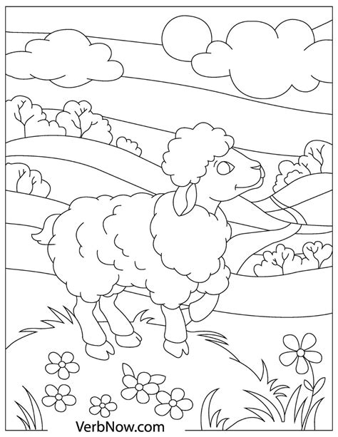 sheep coloring pages   printable  verbnow