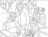 Family Tree Coloring Pages sketch template