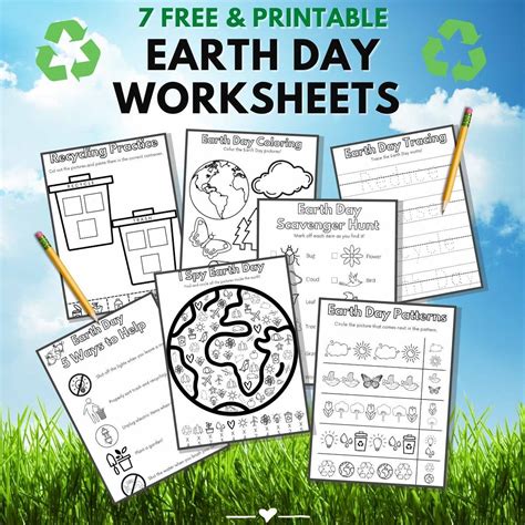 earth day  printable worksheets literacy learn