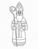 Nikolaus Bischof Basteln sketch template