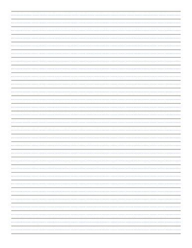 blank wide ruled handwriting practice paper teaching resources