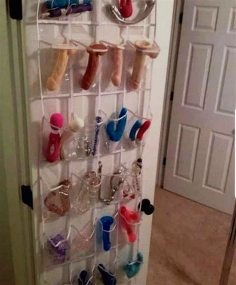 Woman Uses Primark Shoe Rack To Display Sex Toys – And Her Collection