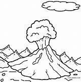 Vulkan Ausmalbilder Drucken Malvorlagen sketch template