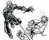 Spiderman Goblin Green Coloring Pages Vs Printable Color Colouring Deviantart Getcolorings Print Cheap Parker Library Clipart Peter Popular Coloringhome Source sketch template