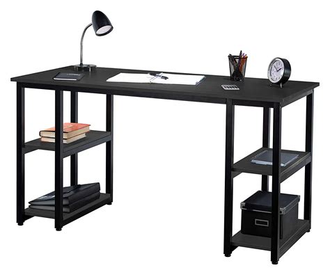 buy fineboard home office computer desk work table   shelves