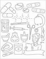 Phlebotomy Pages Coloring Template sketch template