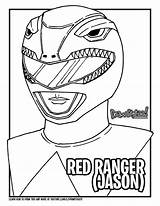 Coloring Power Ranger Rangers Red Morphin Mighty Dino Jason Charge Book Draw Inspirations Redranger sketch template