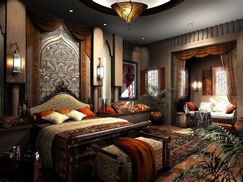 Antique Arabian Style Room Chic Bedroom Design Luxurious Bedrooms