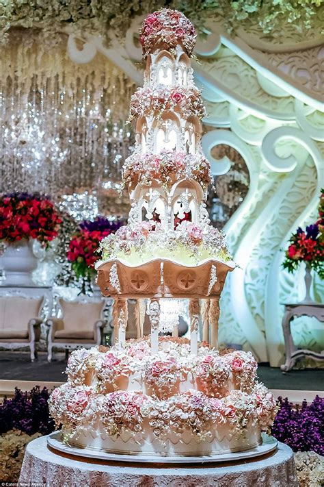 are these the most elaborate wedding cakes of all time daily mail online