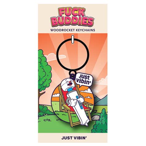 Wood Rocket S Fuck Buddies Just Vibin Enamel Keychain Sex Toy Hotmovies