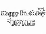 Uncle Birthday Coloring Happy Pages Printable Colouring Cards 40th Kids Sister Coloringpage Eu Parties Related Choose Board Mario sketch template