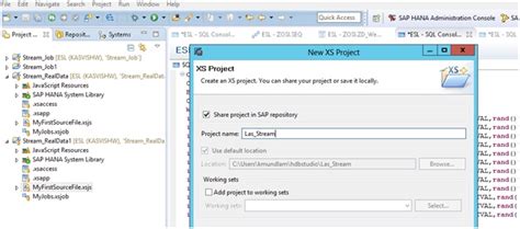 creating hana stored procedure and xs job to insert table records sap