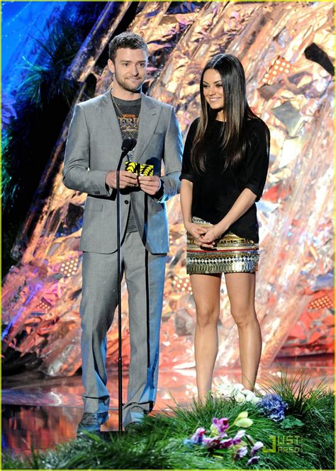 Mila Kunis Grabs Justin Timberlake’s Crotch Photo 2549755 2011 Mtv