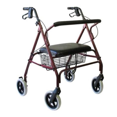 heavy duty rollator burgundy walmartcom walmartcom