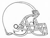 Coloring Football Pages American Nfl Getcolorings Color sketch template