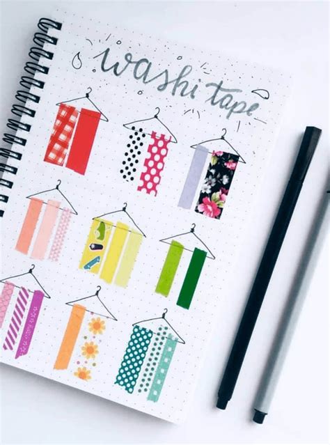 amazing washi tape collection ideas   bullet journal wellella