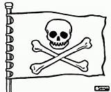 Pirate Flag Jolly Roger Coloring Pages Pirates Printable Color Game Clipartbest Czaszka Google Gif Skull Pl Clipart sketch template