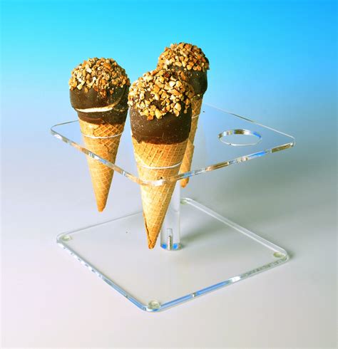 cone holder  sugar waffle cones cone stand holds  cones