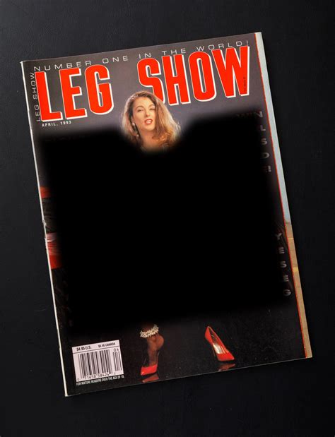 leg show magazine april 1993 vintage issue pin ups etsy