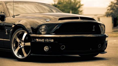 black muscle car ford shelby ford mustang gt shelby