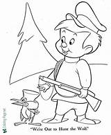 Peter Wolf Coloring Pages Story sketch template