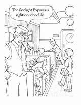 Polar Express Coloring Pages Printable Sheets Christmas Drawing Worksheets Kids Train Sheet Tickets Color Template Print Pdf Activities Craft Vbs sketch template