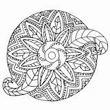 Mandala Mandalas Plant Vegetal Metallic Drawing Shapes Flowers Metal Print Coloring Fits Perfectly Both Into When Vegetation Zen Gives Enjoy sketch template
