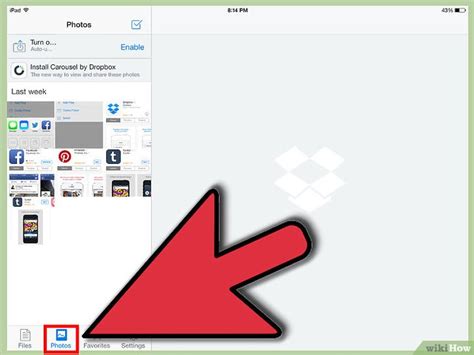 dropbox auf dem ipad verwenden mit bildern wikihow