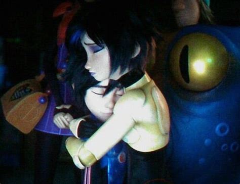 gogo hugging hiro as he cries about tadashi i m telling you this was the saddest part of the