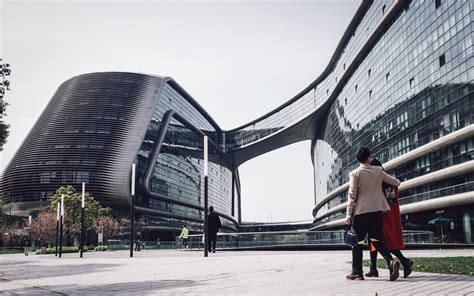 scarica sfondi shanghai architettura moderna centri commerciali grattacieli edifici moderni