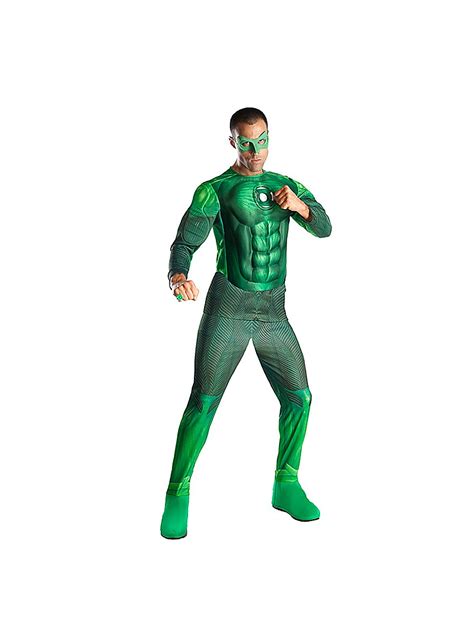 Green Lantern With Light Effect Costume