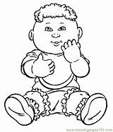 Coloring Cabbage Patch Kids Pages Popular sketch template