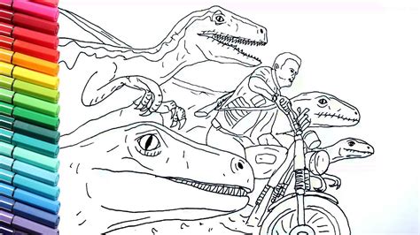 jurassic world coloring pages drawing  coloring jurrasic world