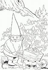 Gnome Coloring Pages David Drawing Garden Getdrawings sketch template