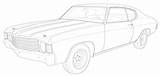 Chevelle Lines 1972 Fc08 sketch template